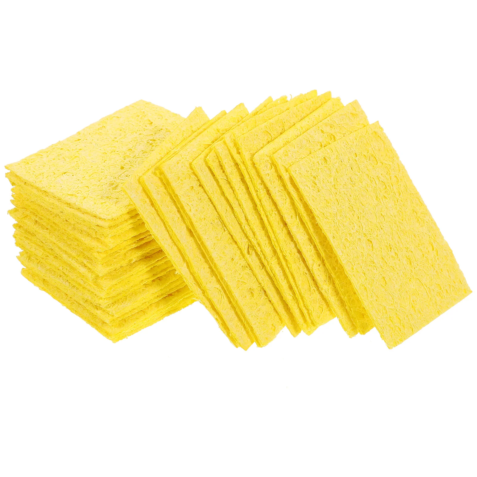 

100pcs Soldering Tip Cleaning Sponge High Solder Cleaner Temperature Resistant Reusable Accessories Cleaner Tools