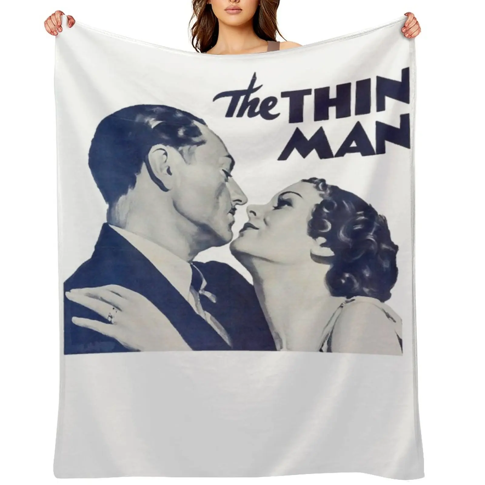 

Thé Thín Mán Móvíé Póstér Throw Blanket Soft For Baby Luxury St Blankets