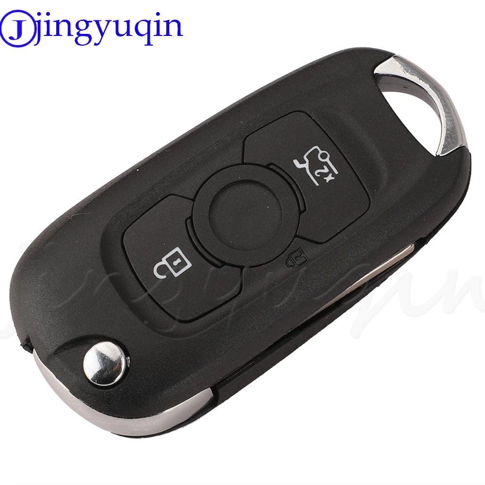 jingyuqin 3Buttons Flip Folding Remote Car Key Shell Case Fob For Opel Astra K Buick Verano Regal Excelle GT Excelle XT LaCROSSE