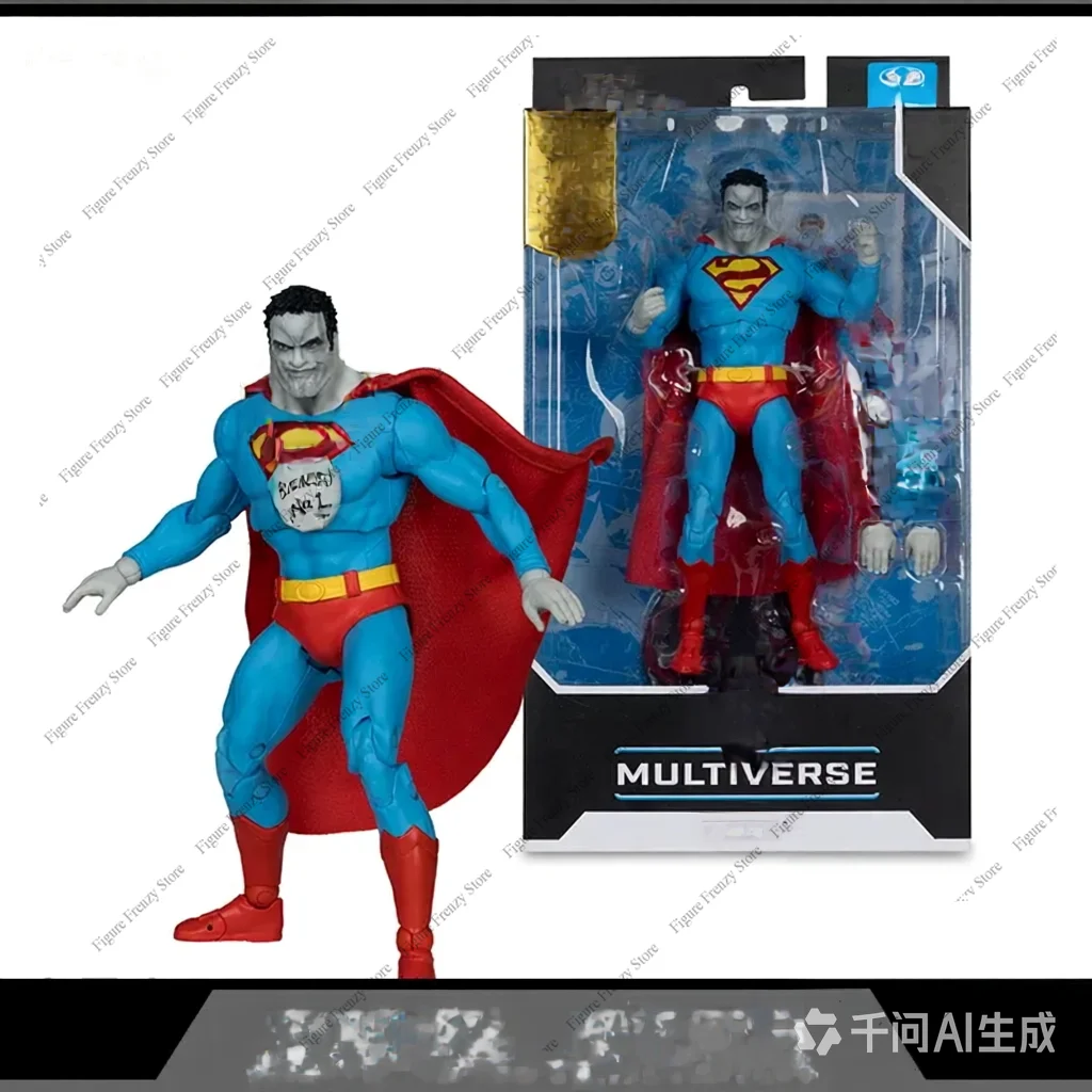 特別提供-マクファーレン-クラシックコミックス-ビザロ-スーパーマン-7インチ可動フィギュアモデル装飾品-マクファーレンフィギュア-フレンジー用