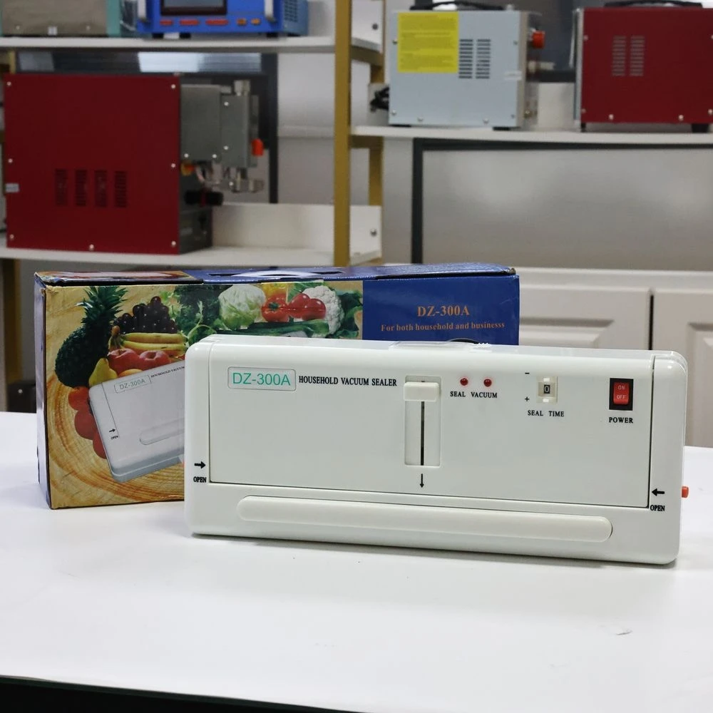 DZ-300A vacuum packaging machine Small household commercial vacuum sealing machine Food vacuum plastic sealing machine