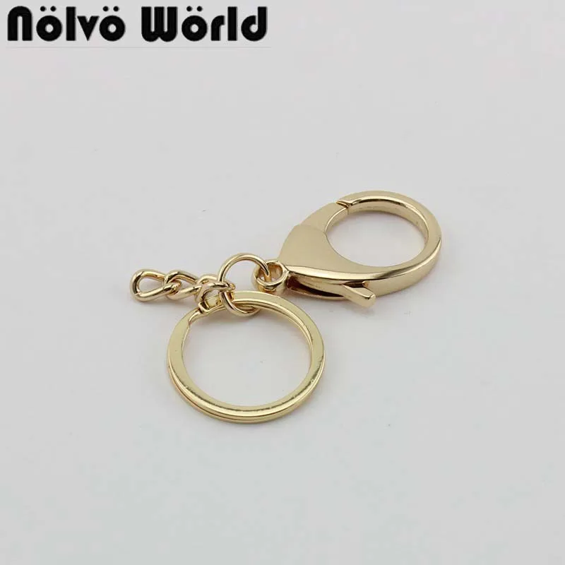 10-50pcs Fabulous Keyfob clasp metal hook,Lobster Clasps Accessories Handbags Bags' key chain Wholesale