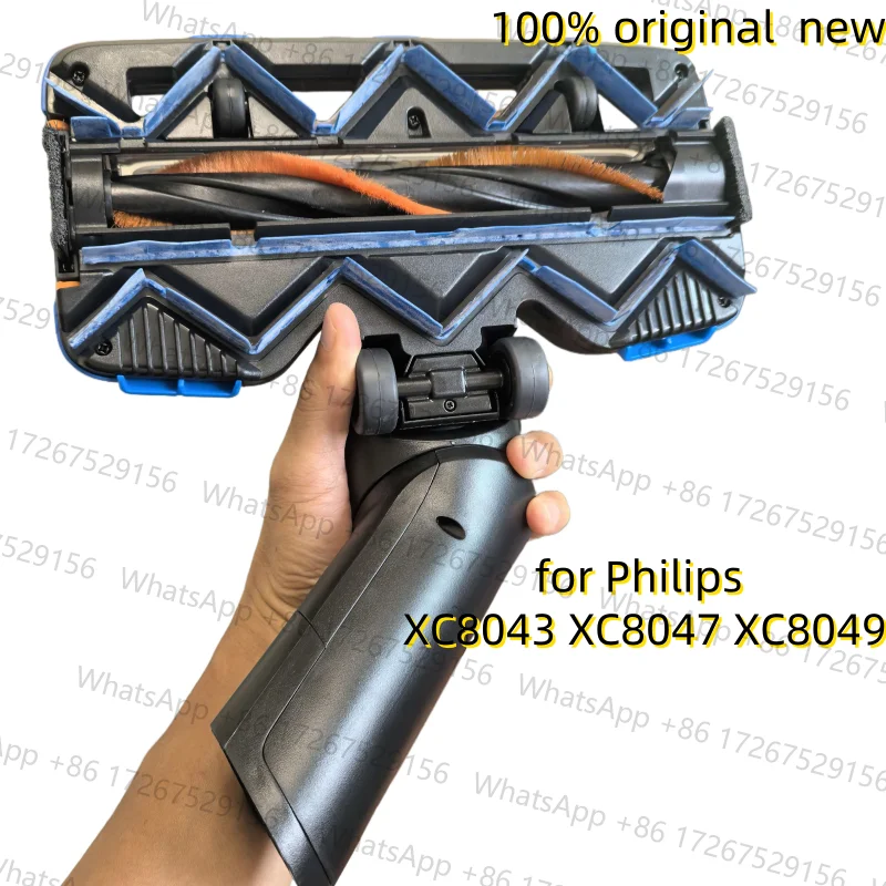 100% Original New 360º Rotating with LED Vacuum Cleaner Brush for Philips XC8043 XC8047 XC8049 FC6823 FC6814 FC6827 Replacement