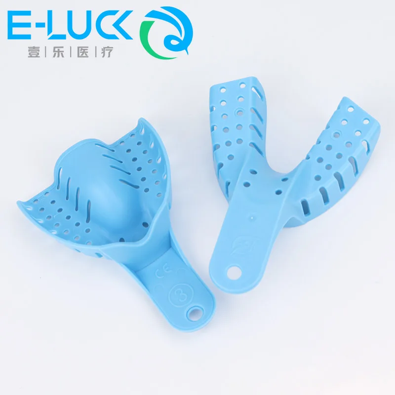 10pcs Dental Impression Trays Plastic Teeth Holders Dentistry Materials Oral Hygiene Clinic Dentist Product Impression Tray