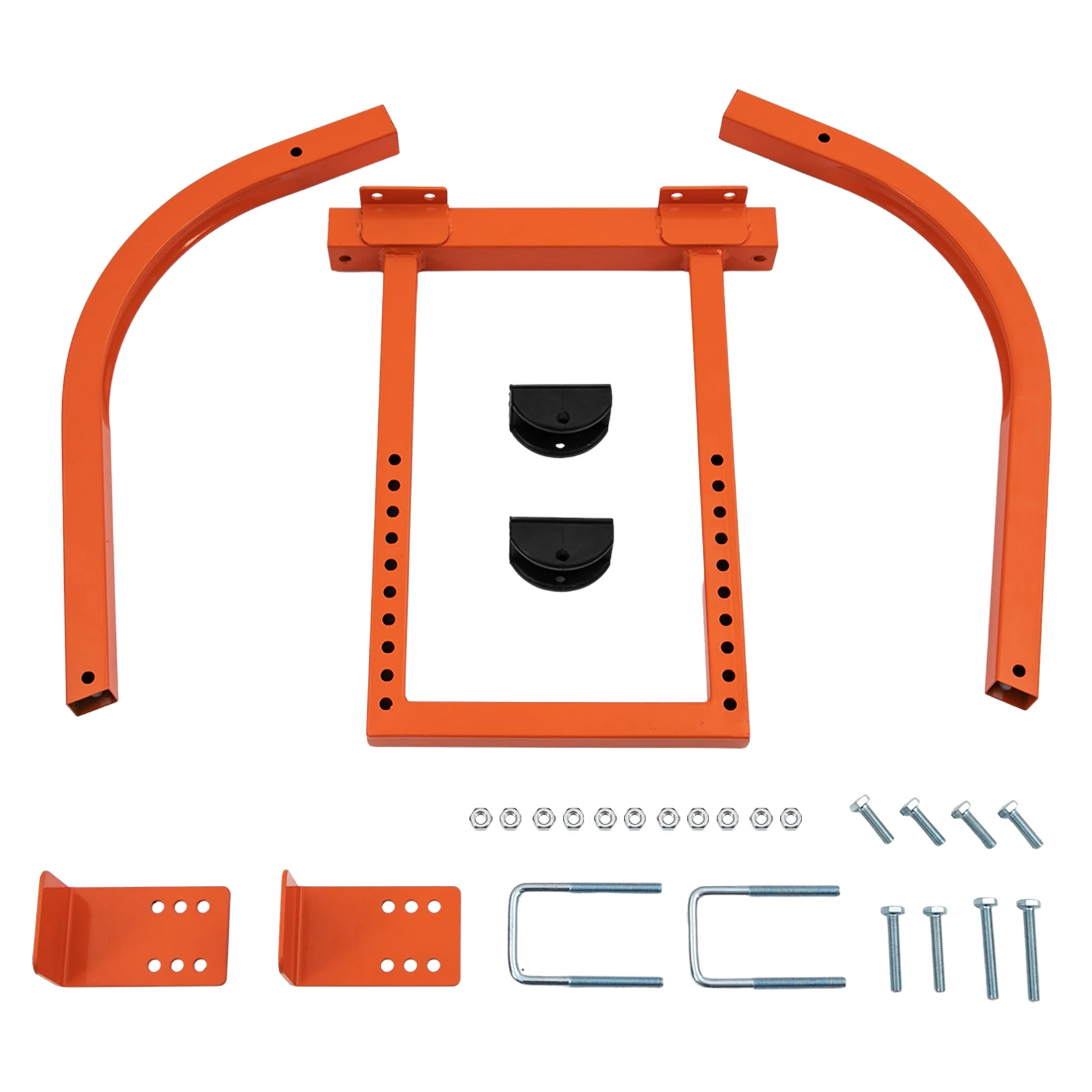 Ladder Stabilizer Accessory Kit, U Shape Bolts Ladder Standoff Standoff Wing Span/Wall Ladder Extension Roof with Anti-Slip Feet