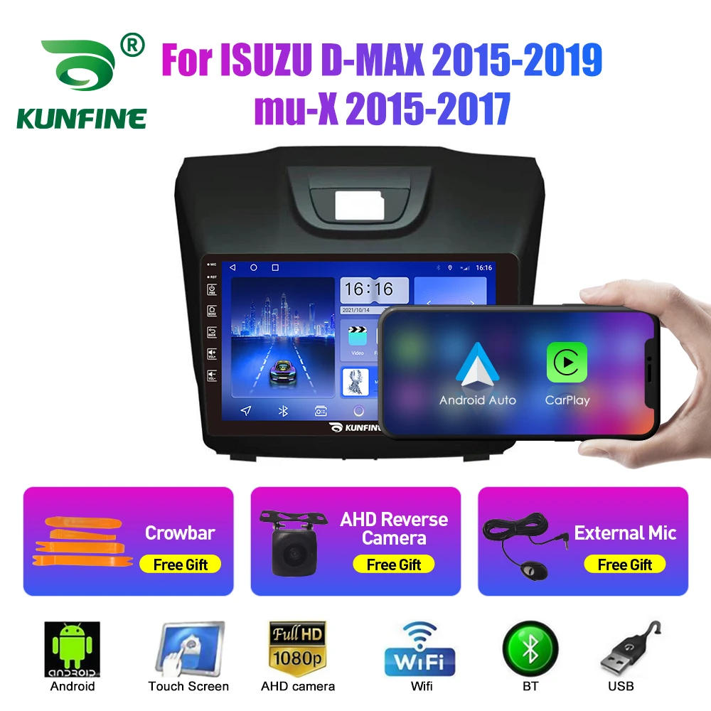 10.33 Inch Car Radio For ISUZU D-MAX 2015-19 mu-X 2015-17 2Din Android Car Stereo DVD GPS Navigation Player QLED Screen Carplay