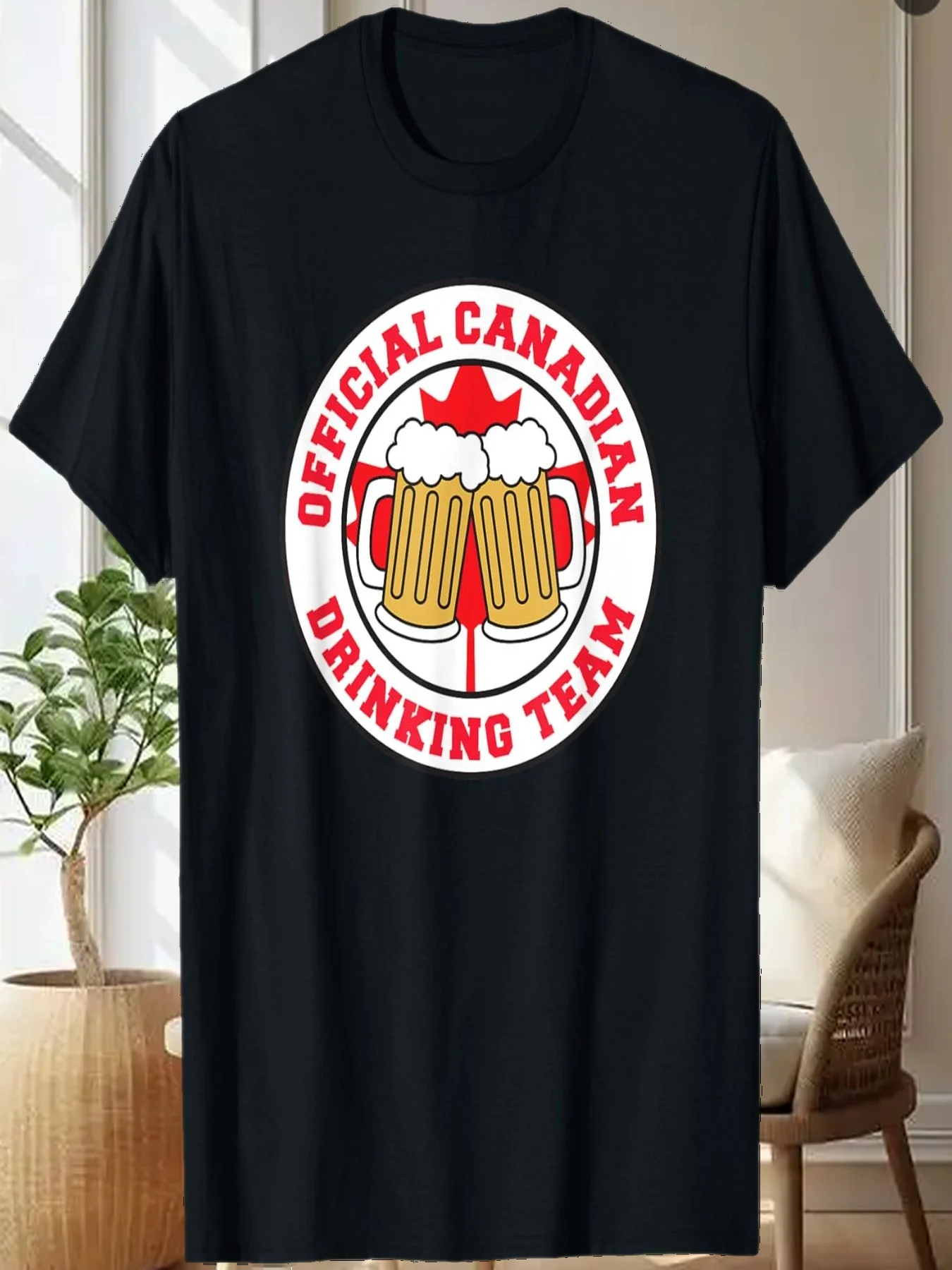 

Официальная забавная футболка с флагом канадской пивной команды Канады