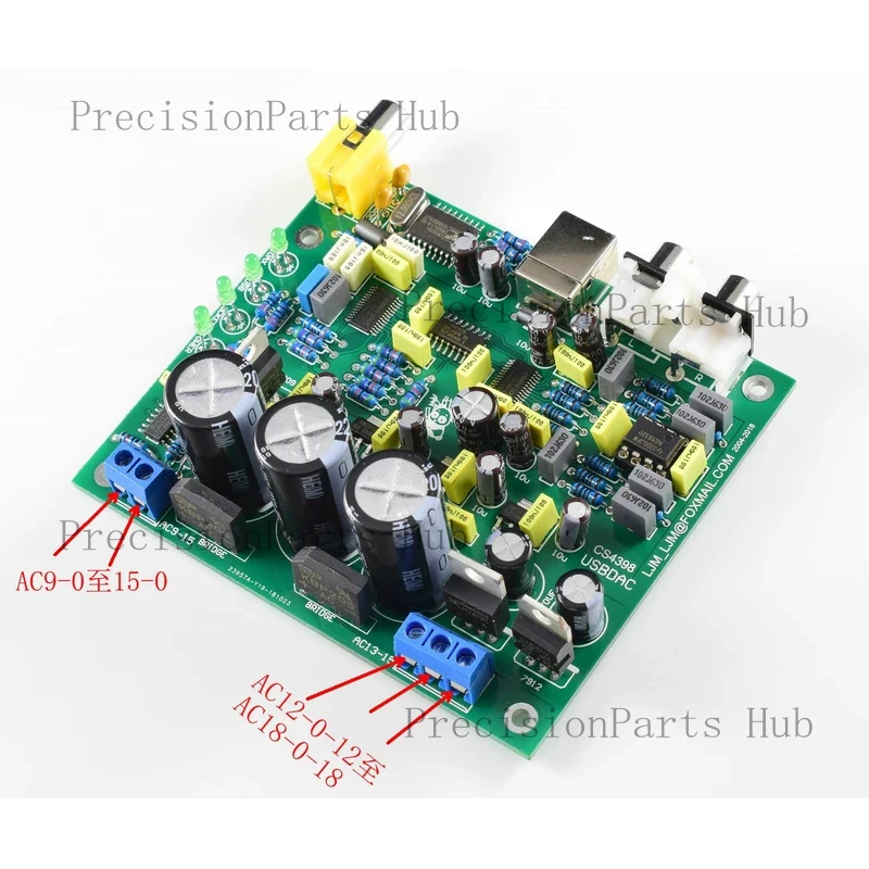 

Nvarcher CS4398 DAC With USB Coaxial 24/192K Decoder