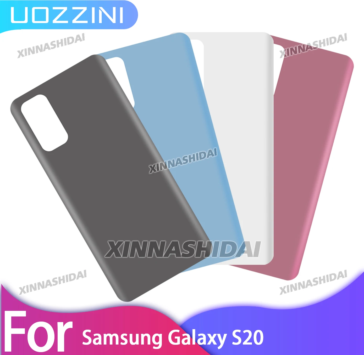 

Back Cover S20 Replacement For Samsung Galaxy S20 Battery Cover Lid Panel Chaiss Rear Door Housing Case