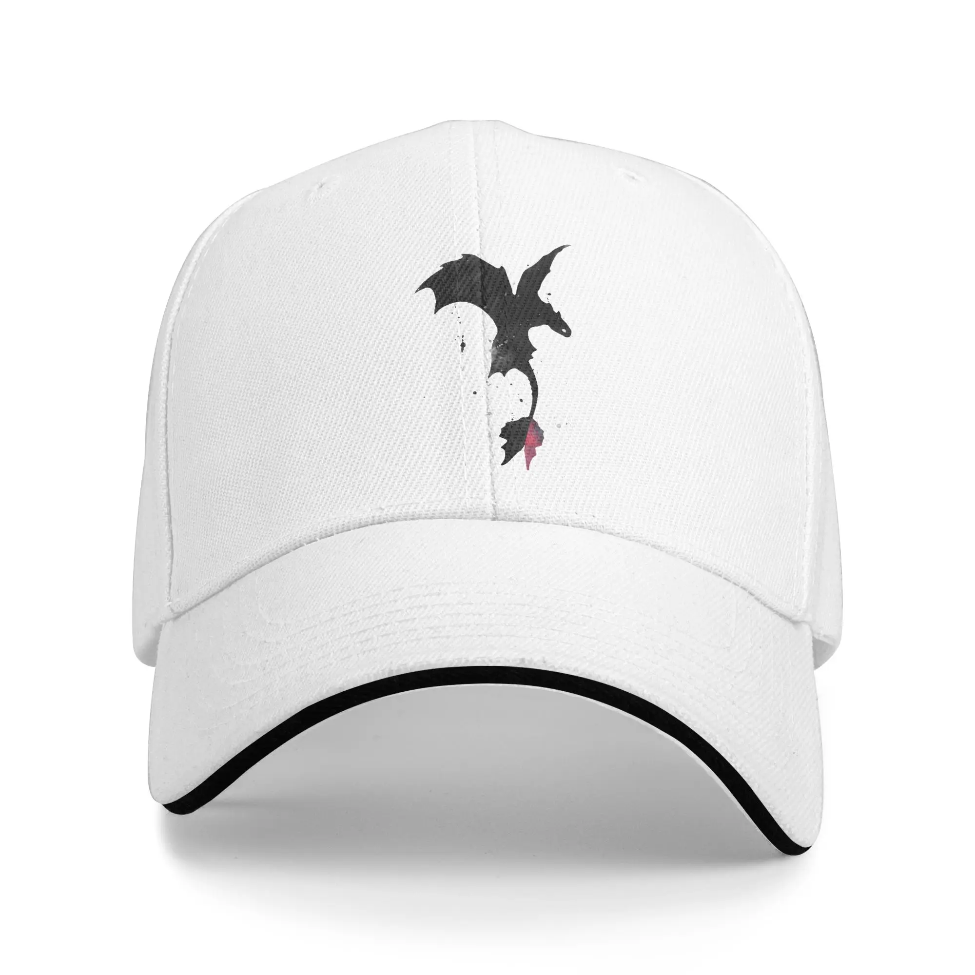 Hot Sale Splatter Toothless Dragon Baseball Cap  One Size Fits All Cap Male  Sports Training Cap Male