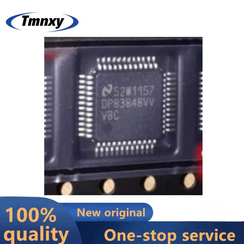 

DP83848IVV DP83848CVV DP83848VV TQFP-48 Чип контроллера Ethernet