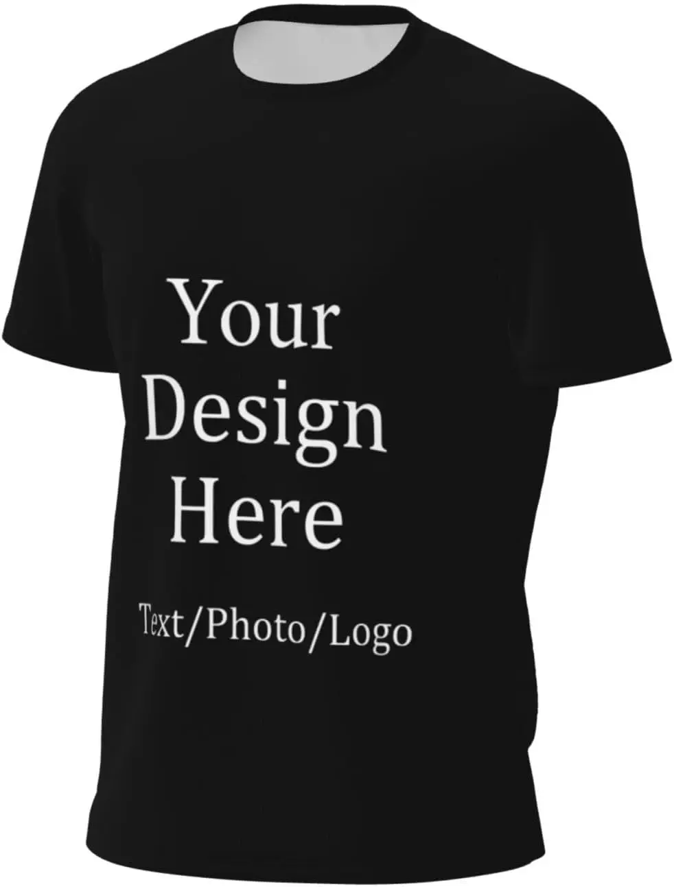 Camiseta personalizada projete sua própria camiseta personalizada adiciona seu texto/foto/logotipo manga curta presentes personalizados para homens e mulheres