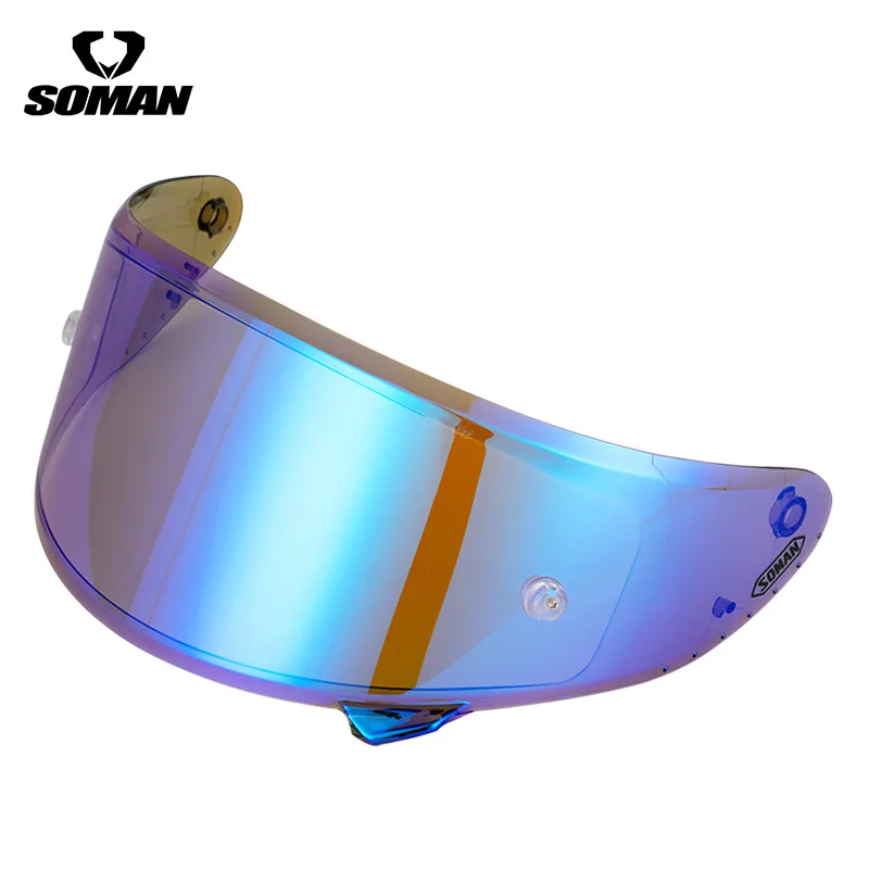 Helmet Visor for SOMAN961 X7 X8 Motorcycle Detachable Helmet Glasses Motorbike Helmet Lens