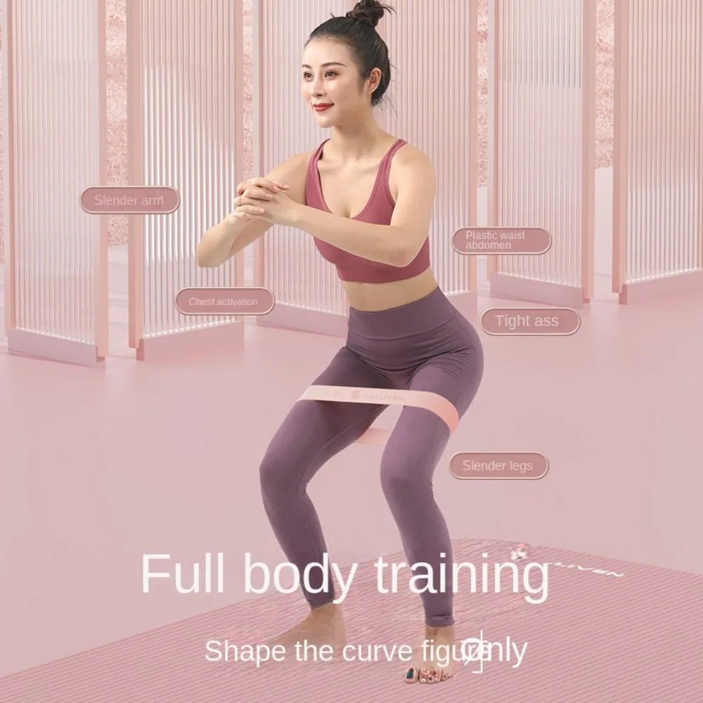 

Resistance Band Yoga Elastic Band Tension Band Sports Ring Women's Elastic Band Pilates Accessories Silicone Hip Curling Circle