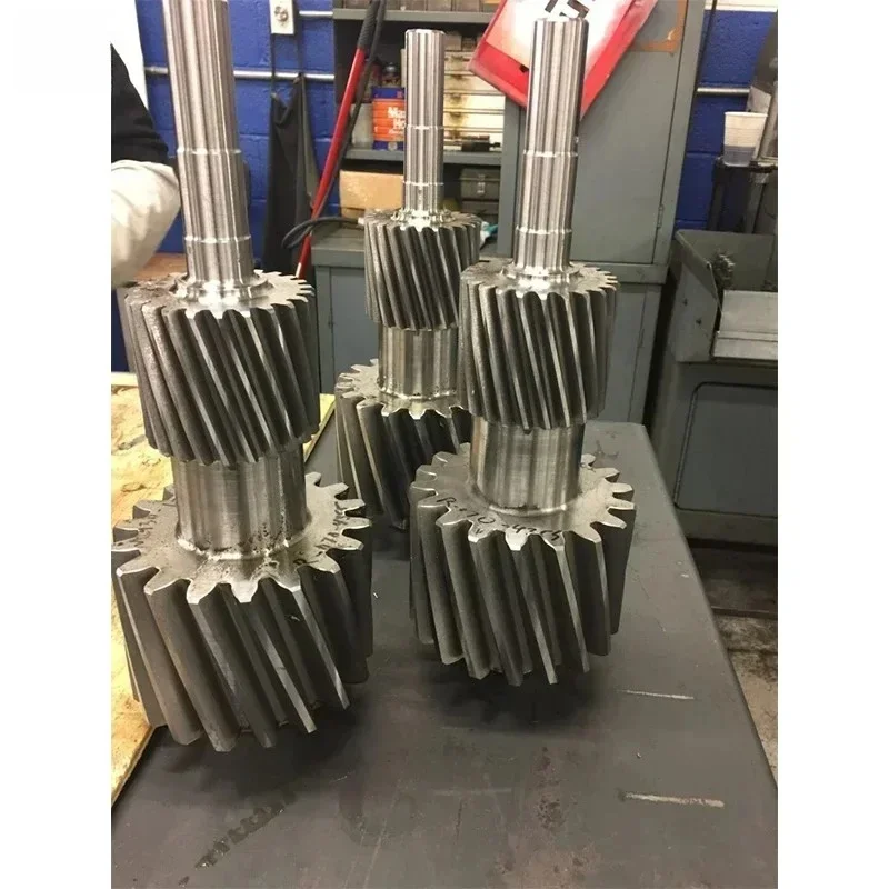 Hot Selling ized Large Size High Precision Gear Shaft Main Gear Propeller Shaft
