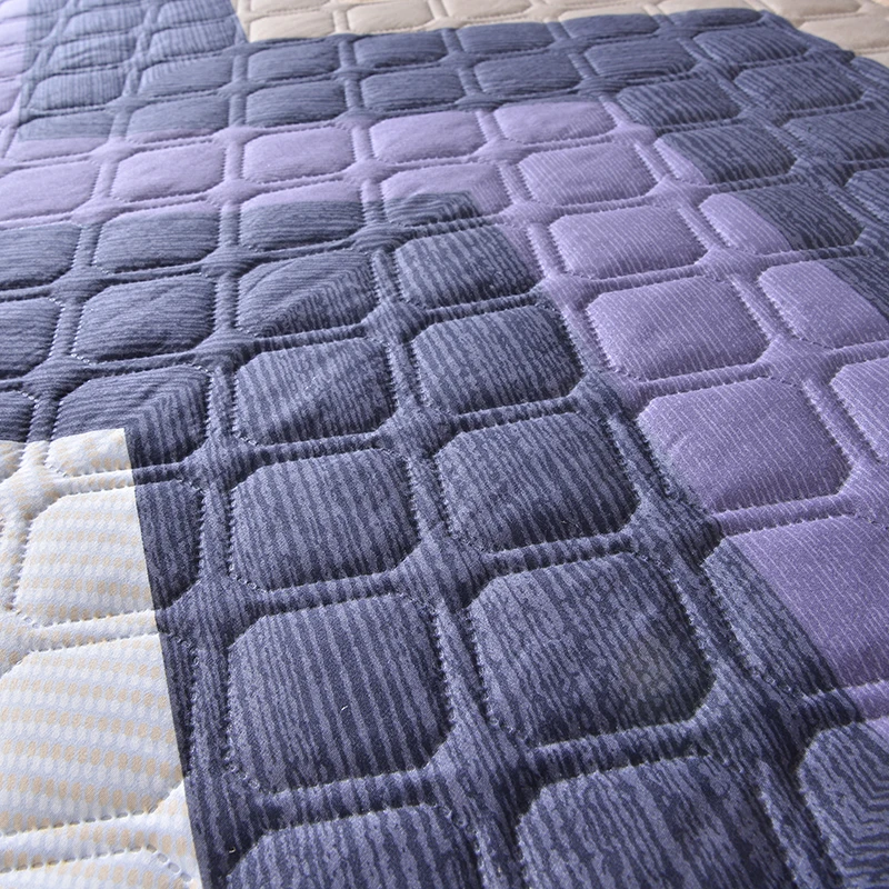 New Quilted Bedspread, Comfortable Mattress Cover, Colorful Quilted Mattress Protector, 180x200x30cm, Multiple Sizes