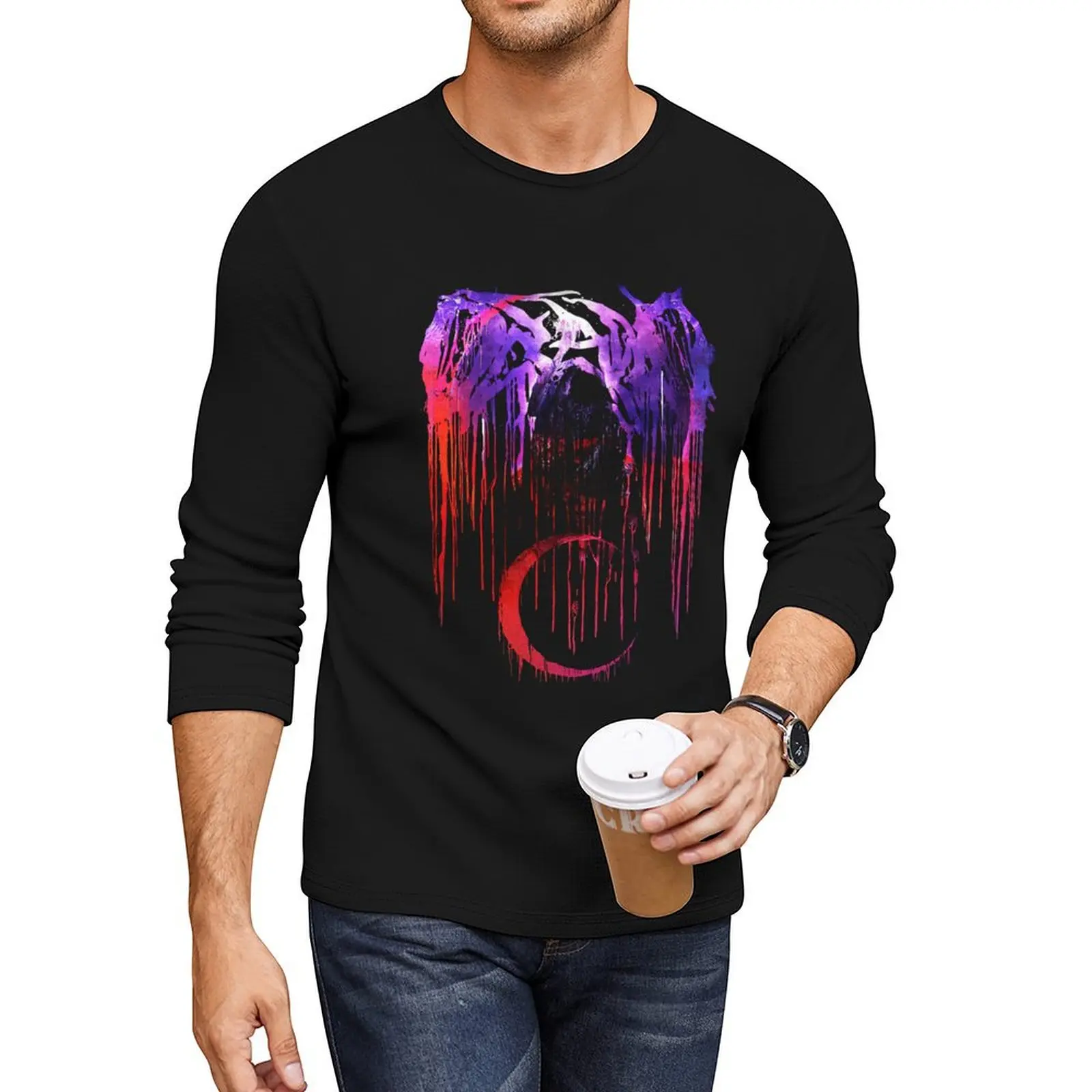 Oceano Revelations Drip Long T-Shirt tops t shirt man mens champion t shirts