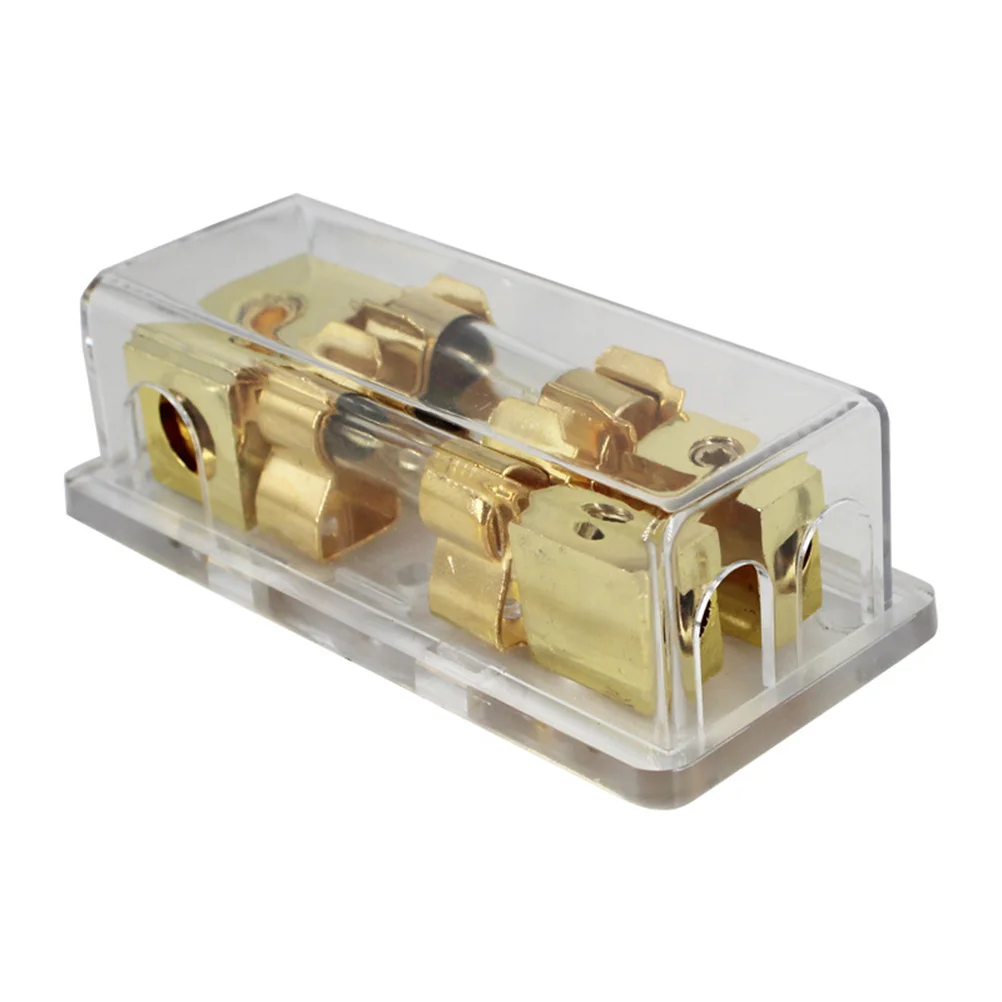

Car Audio Fuse Seat For Amplifier Speaker Wiring Power Cord Protection Auto Sound Fuse Holder Waterproof Dustproof Wire Safety