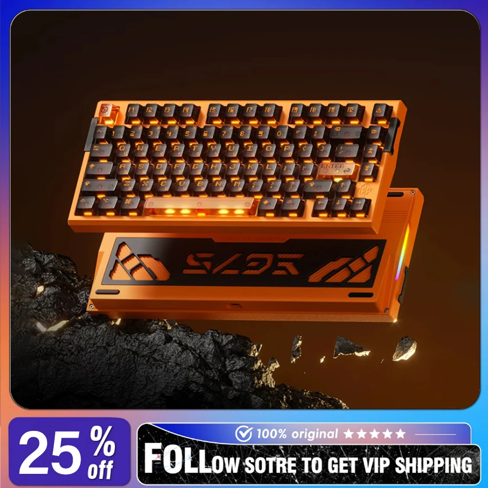 WEIKAV EG75 E-Sports Mechanical Keyboard Magnetic Switch Full Aluminum Alloy Design Ultra 0.001 RT Latency for Gaming Valorant
