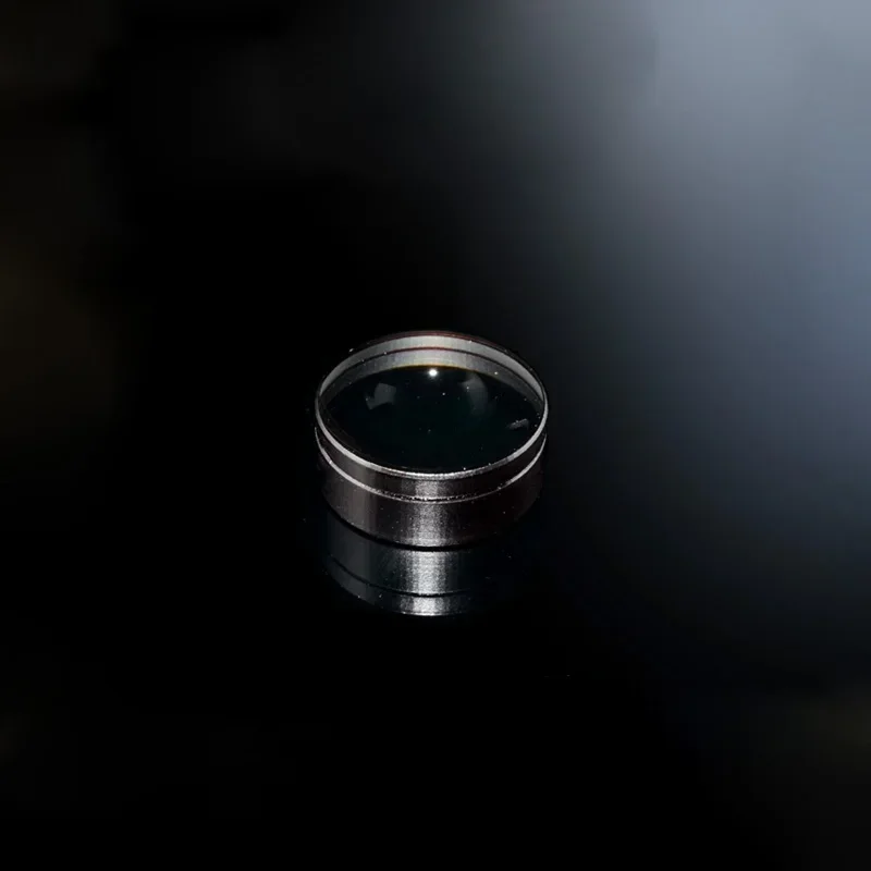 Imaging Stage Experimental com Luz, Lupa, Visão para Lente Convexa Colada