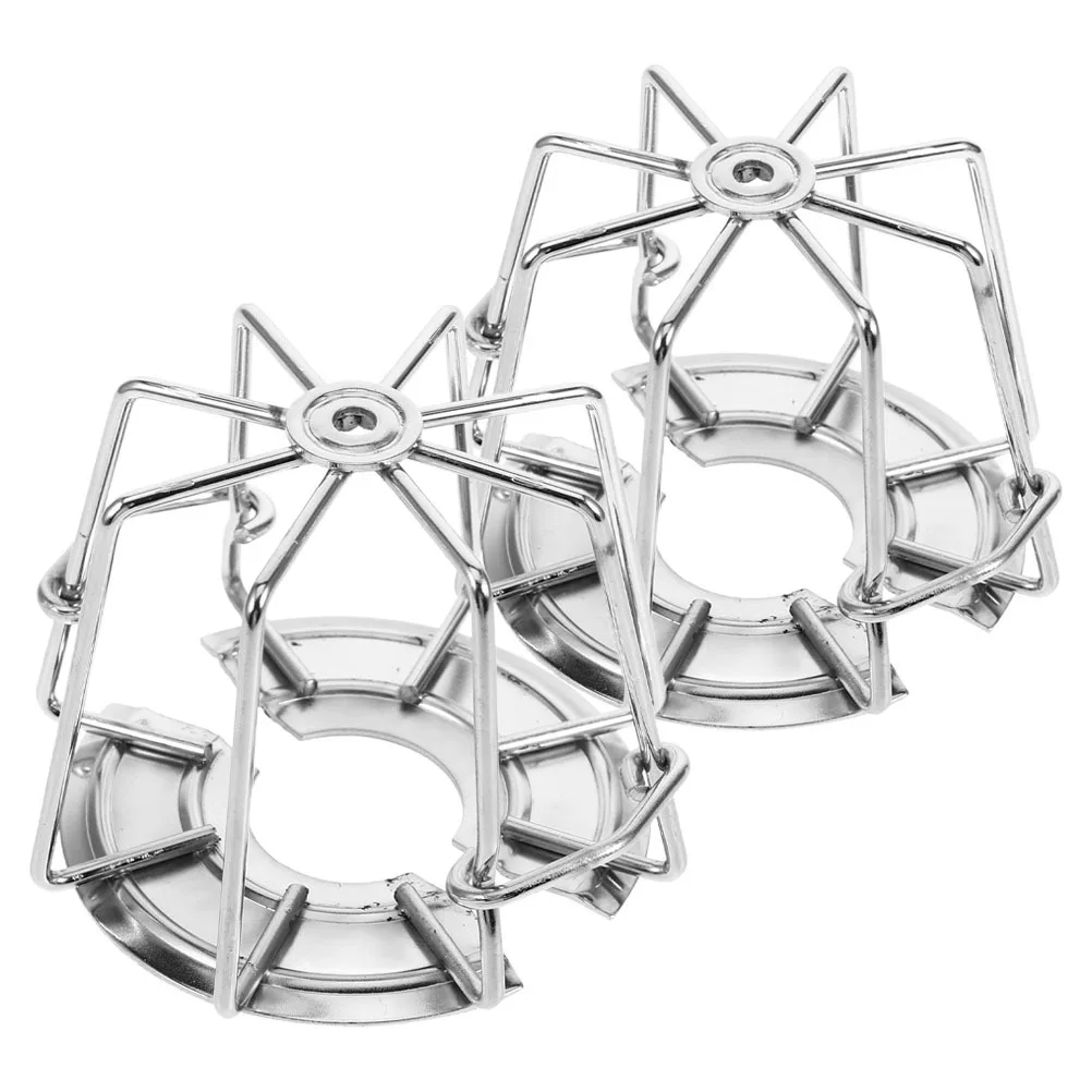 2Pcs Metal Sprinkler Head Protector Flush Mount Fire Sprinkler Cover for Horizontal Sidewall Heads Commercial Residential
