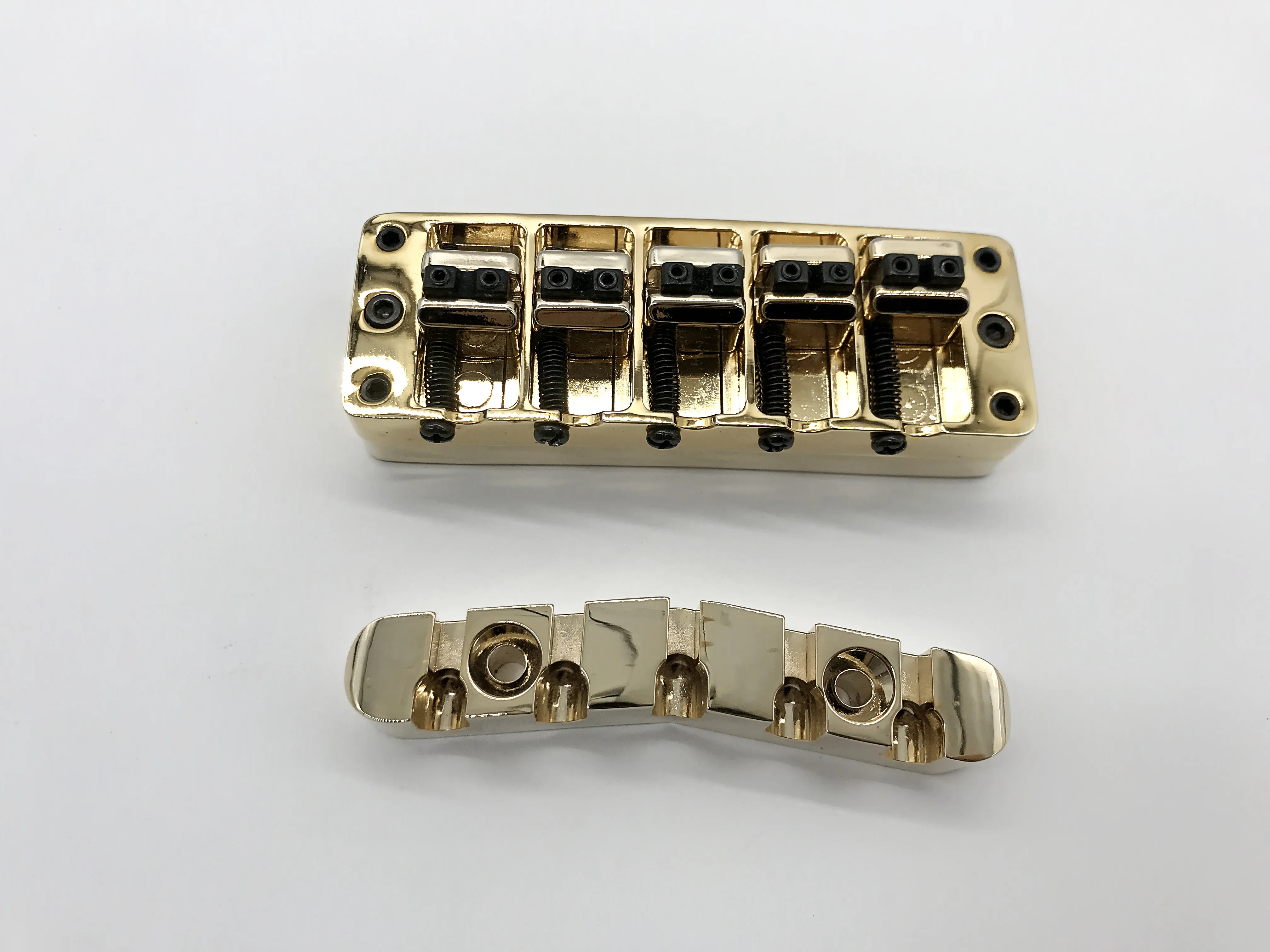 Original W Bridge Tailpiece for 5 Strings Electric Bass Guitars Accessories Made in Germany Discount in Stock