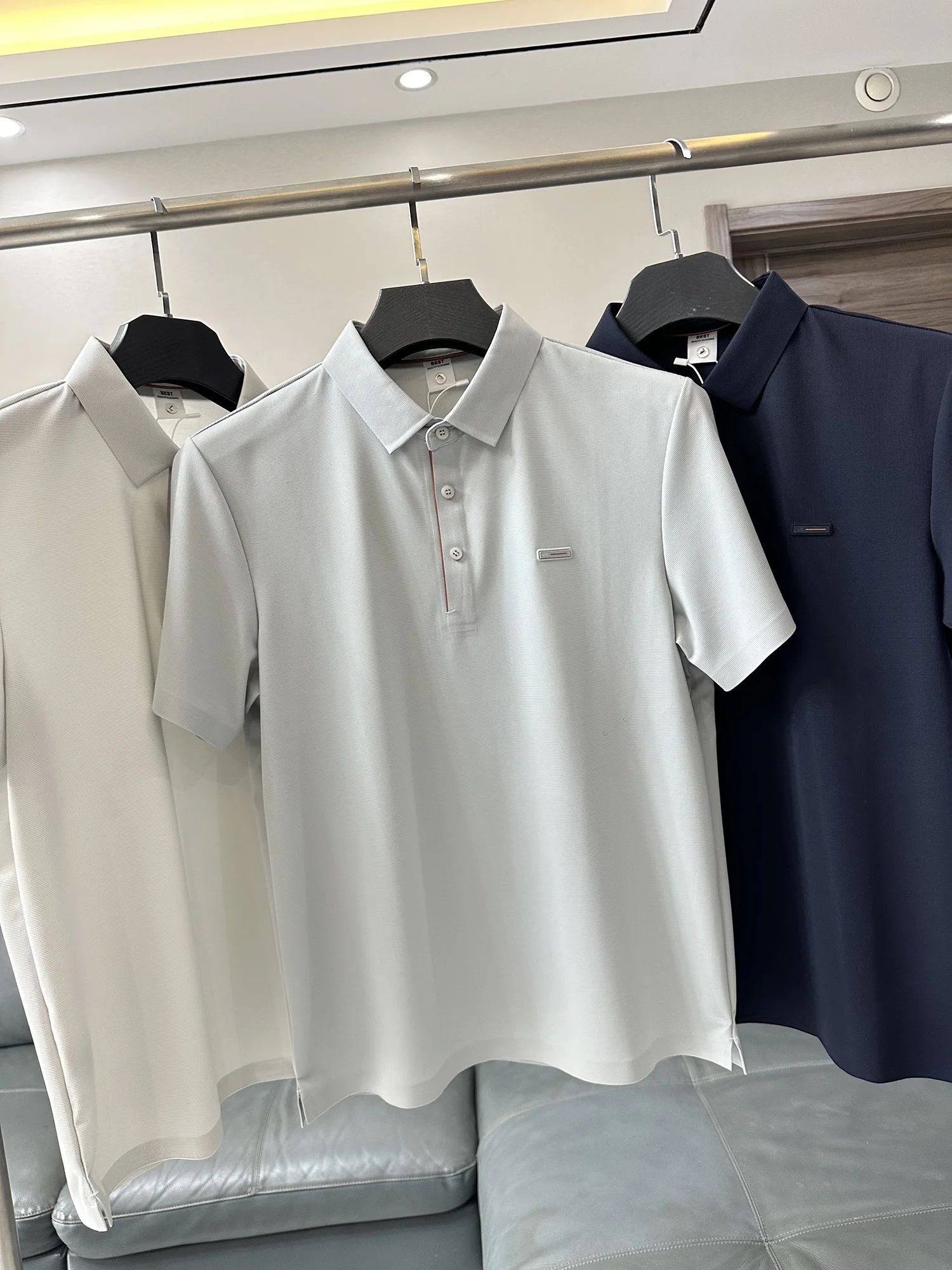 

Formal Yet Casual! Summer Men's Short Sleeve Shirt Seamless Pressed Texture Quick Dry Business Casual Versatile Commute ...