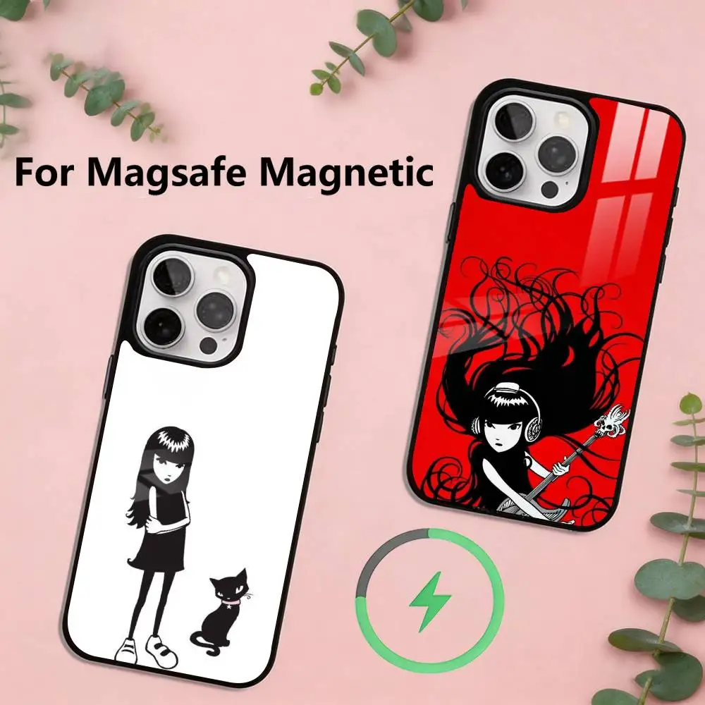 

Glaze Tulip Phone Case For iPhone17,16,15,14,13,12,11 Plus,Pro Magnetic with Magsafe Wireless Charging