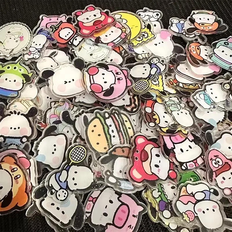 Acrylic Sheet DIY Accessories 2/4CM 100/300/500g Sanrio Sofia Pattern Refrigerator Magnet Pendant Material Brooch Keychain Parts