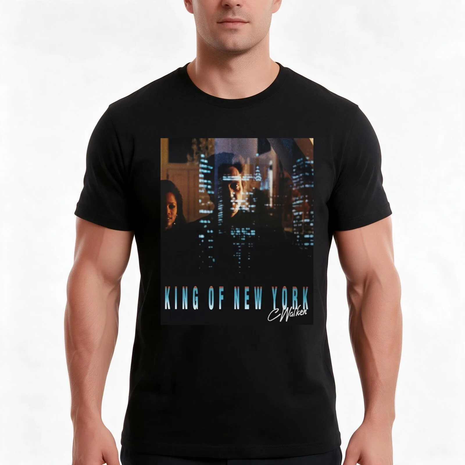 Christopher Walken King of New York T-Shirt Summer Casual Cotton Tee Oversized Streetwear Tops Vintage Graphic Print