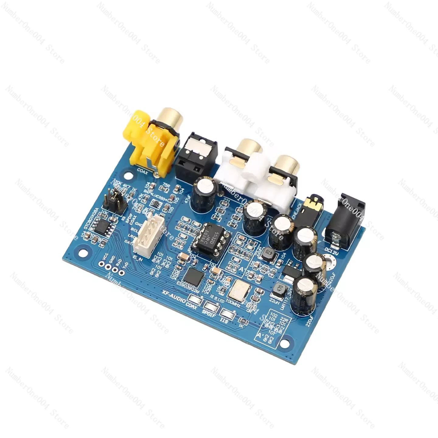 ES9039Q2M I2S DSD fiber, coaxial input decoding board