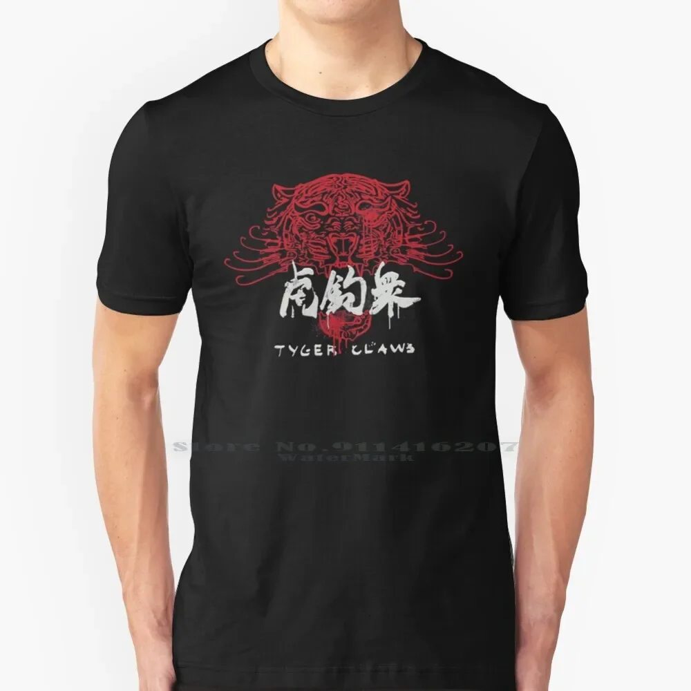 Real Tyger Claws Gang Logo T Shirt 100% Pure Cotton Game Gaming Video Game Gamer Tiger Claws Keanu Cyber Night City Arasaka