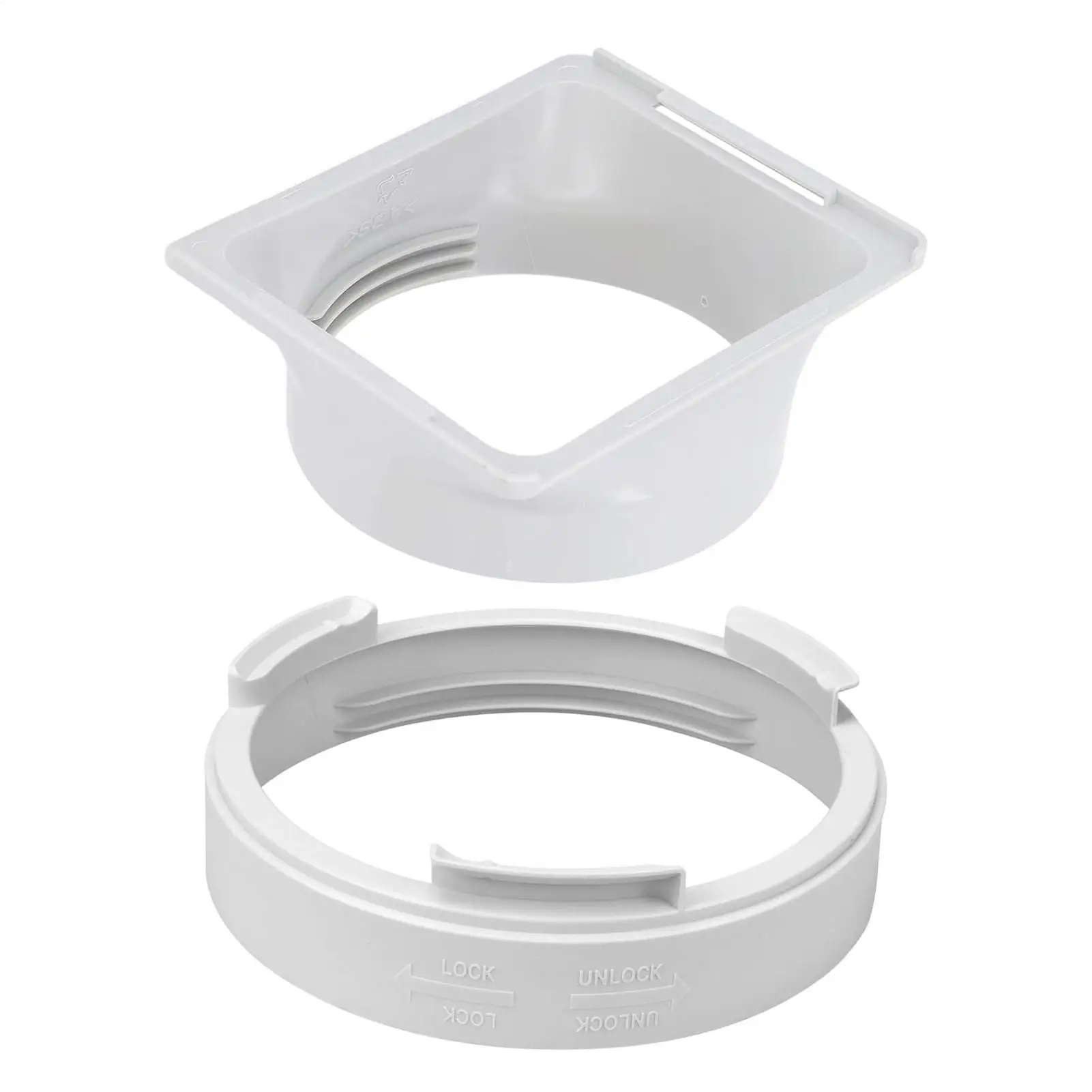 5.9-inch Portable Air Conditioner Exhaust Hose Coupler Mobile AC Unit Tube Connector Secure Fit Connection Replacement