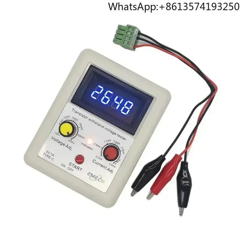

2023 New Transistor Withstand Voltage Tester MOS Tube IGBT Zener Diode Detector