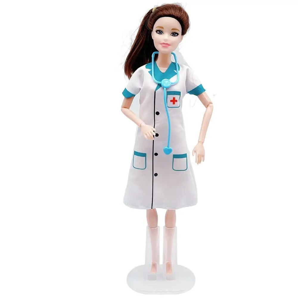 1 Set Scene Doctor/Nurse Doll Clothes Cosplay Flight Attendant Doll Dress Costume Beekeeper BJD Doll Clothes Christmas Gift