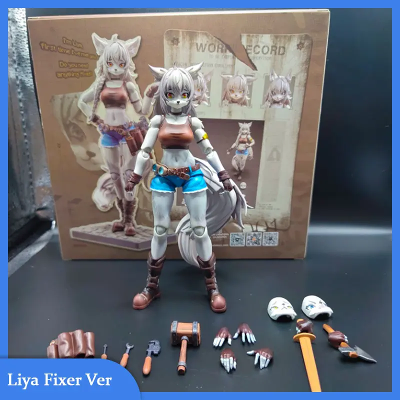 

LADOTOYS Liya Fixer Ver. Model Repairer Wolf Girl ERA 001 Animation Model Customized Action Figure Toy Collection Gift