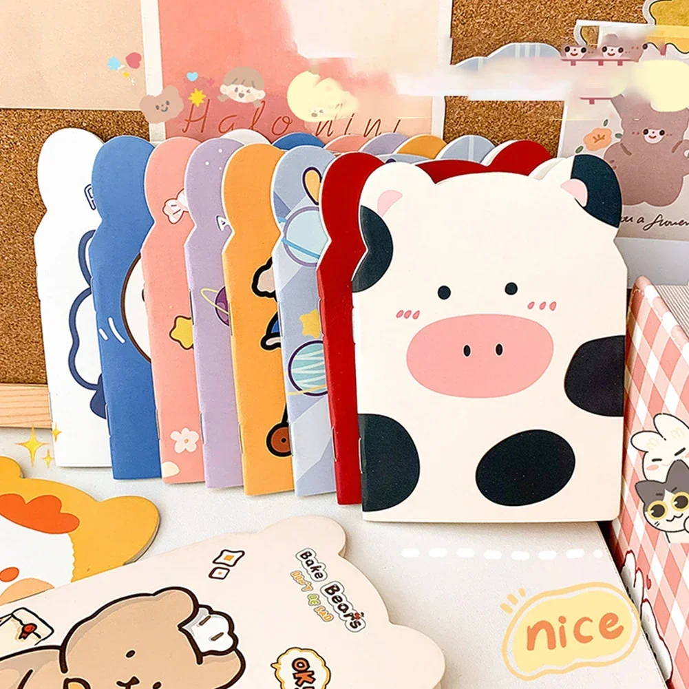 

20Pcs A7 Mini Pocket Notebook Cute Kawaii Journal Diary Notebook Lined Paper Notepad Kids Stationery School Office Supplies Gift