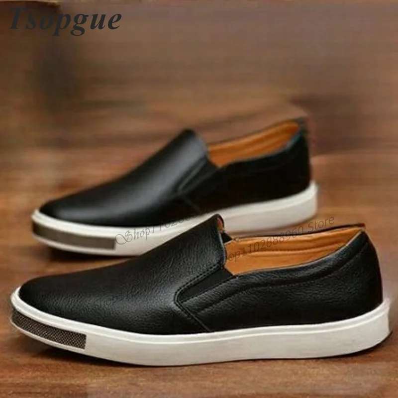 

Black Matte Leather Simple Style Men Shoes Men's Pumps High Quality Comfortable Runway Casual Party Shoes 2023 Zapatillas Mujer