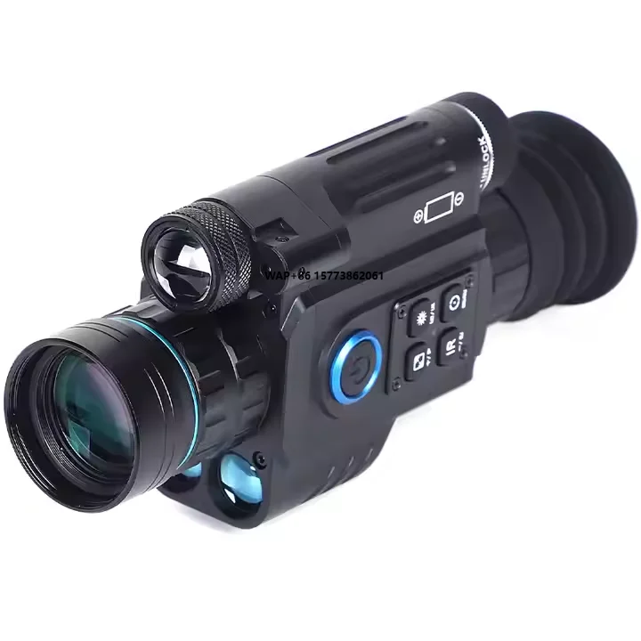 1-10X Multi-Function Digital Day and Night Vision LserRangefinder Infrared Outdoor Hunting Scope IR Monocular