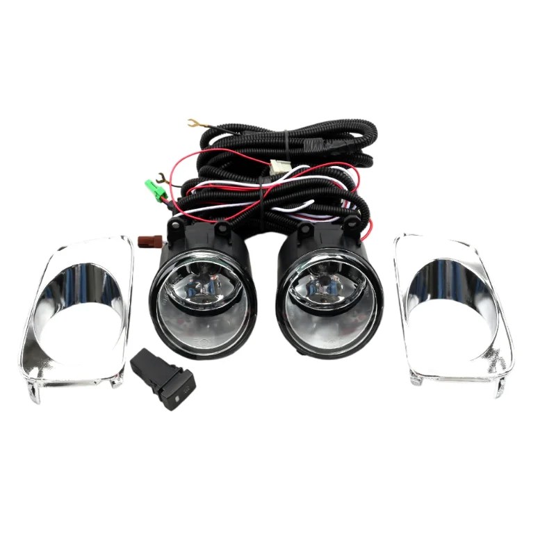 For Toyota Corolla Axio Fielder 2007-2011 Front Fog Light Assembly Fog Lamp Car Driving LightSet Switch + Wiring