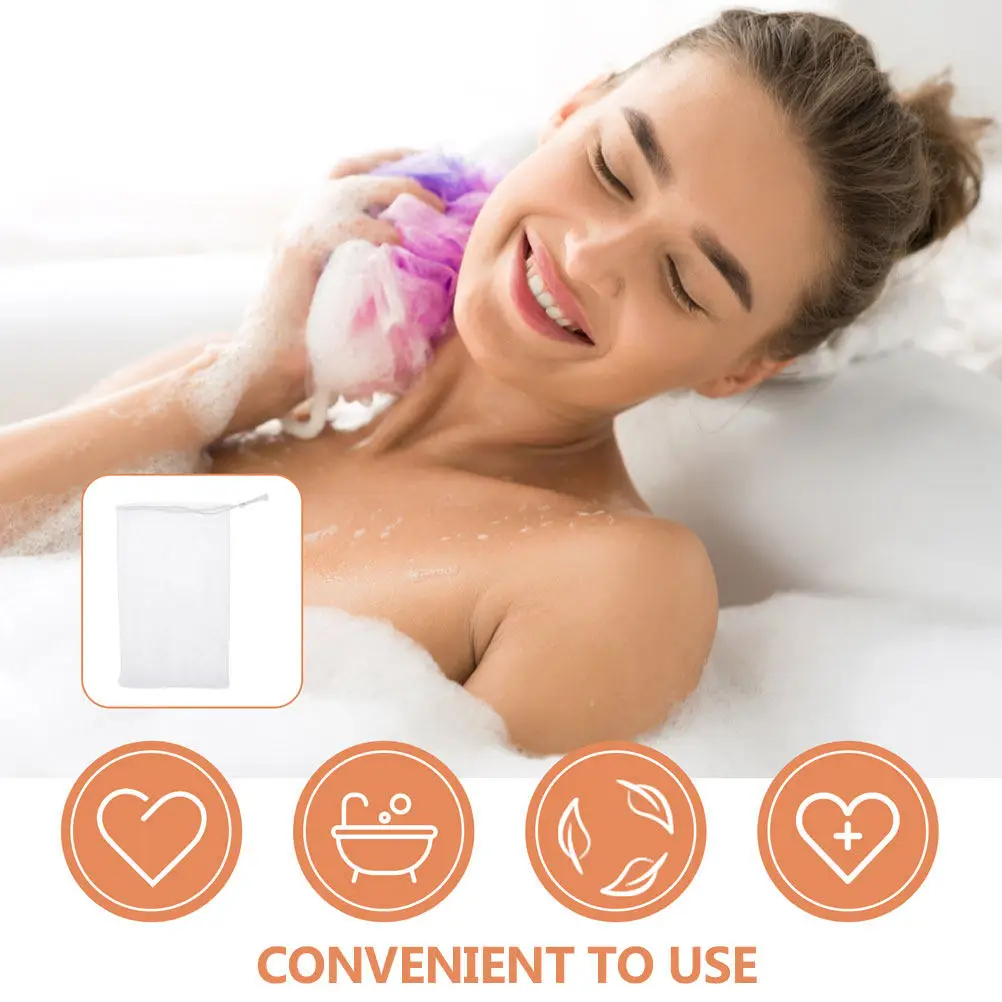 

Набор из 12 сеток для мыла: отшелушивающие сетки-держатели для мыла для душа, глубокое очищение кожи, удаление загрязнений