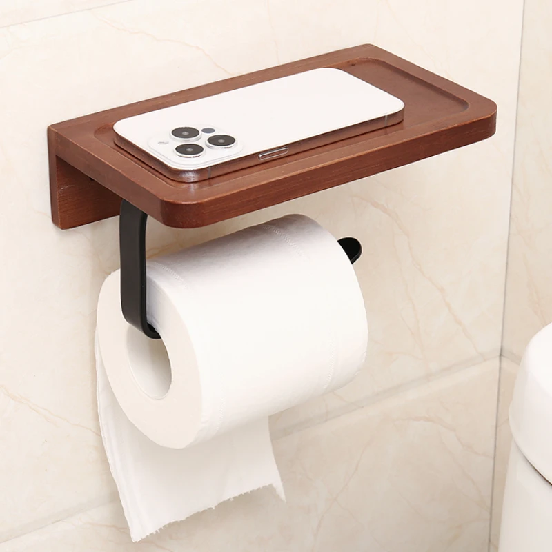 

Toilet punching free paper roll holder, tissue box, hotel restroom wall mounted toilet paper drawer, storage rack