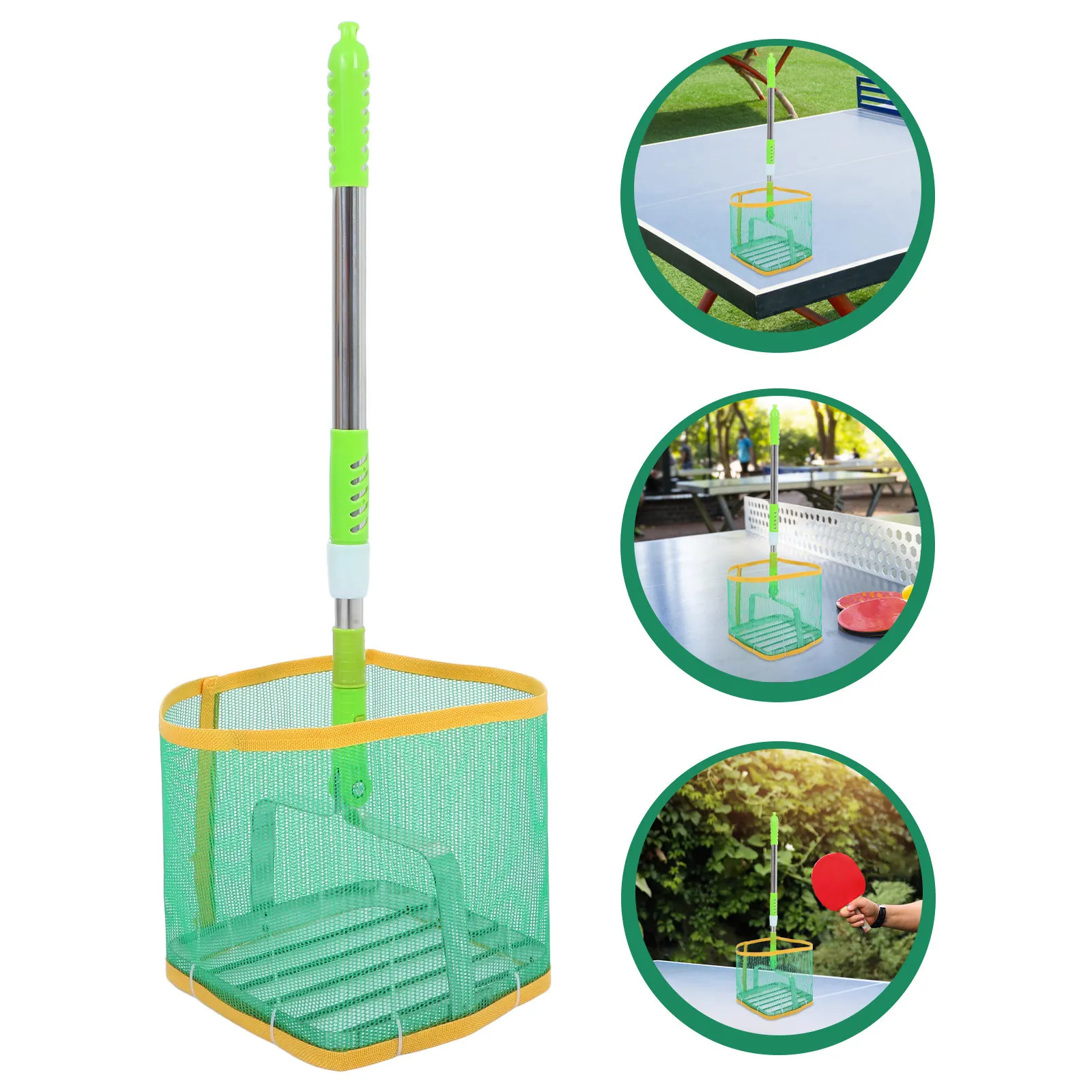 

Портативный телескопический сборщик мячей для настольного тенниса с регулируемой длиной и большой вместимостью для тренировок