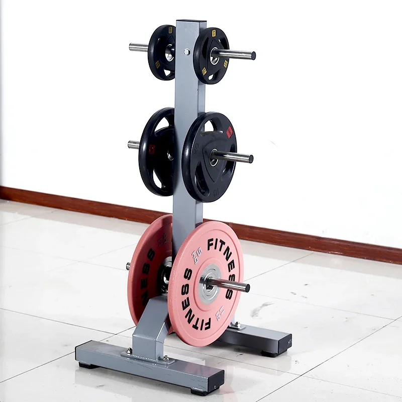 Commercial Gym Vertical Weight Plate Barbell Rack Fitness Equipment Vertical Plate Tree