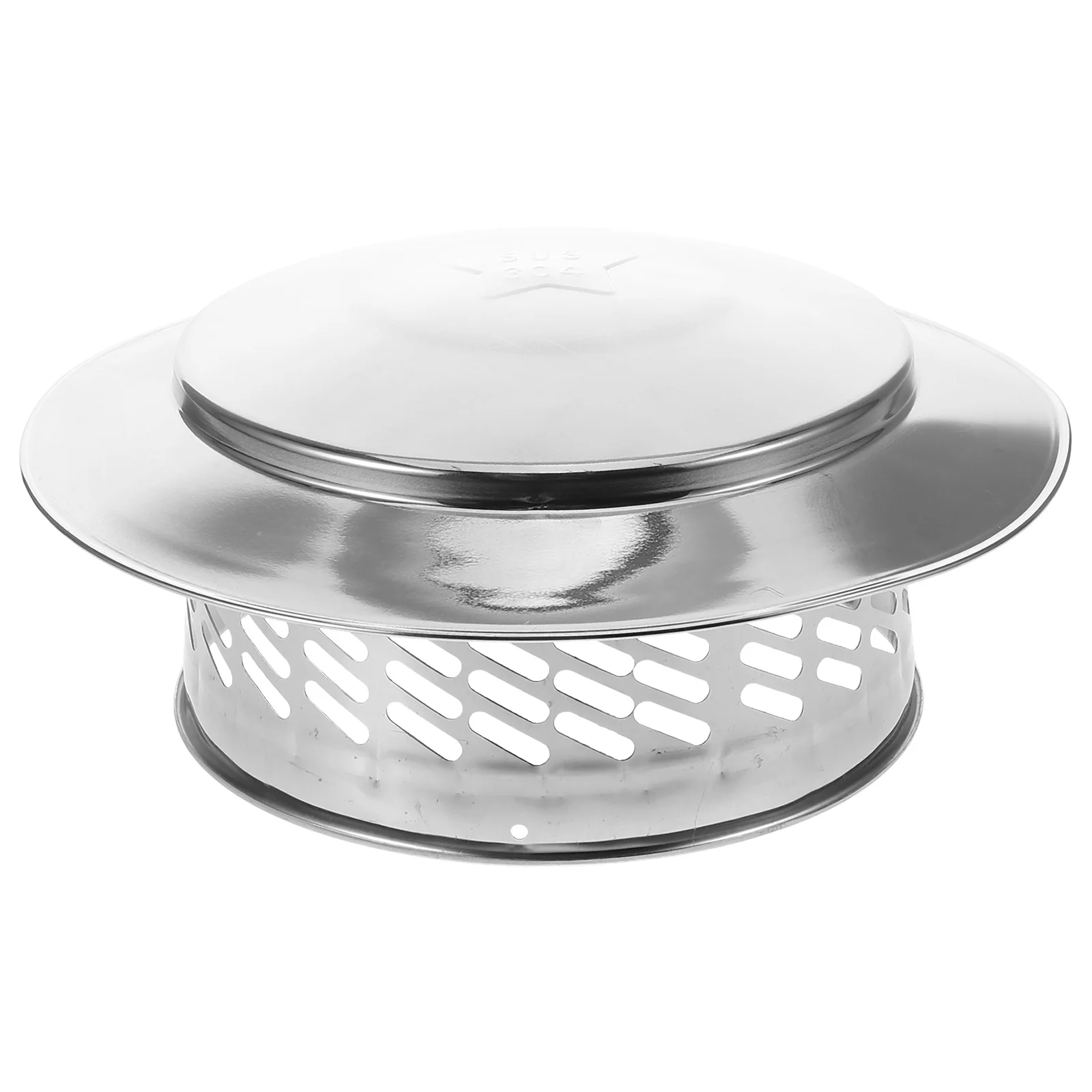 

Круглая дождезащитная крышка из нержавеющей стали для дымохода, универсальный наружный кожух для дымоходной трубы, предотвращает засорение водой и коррозию