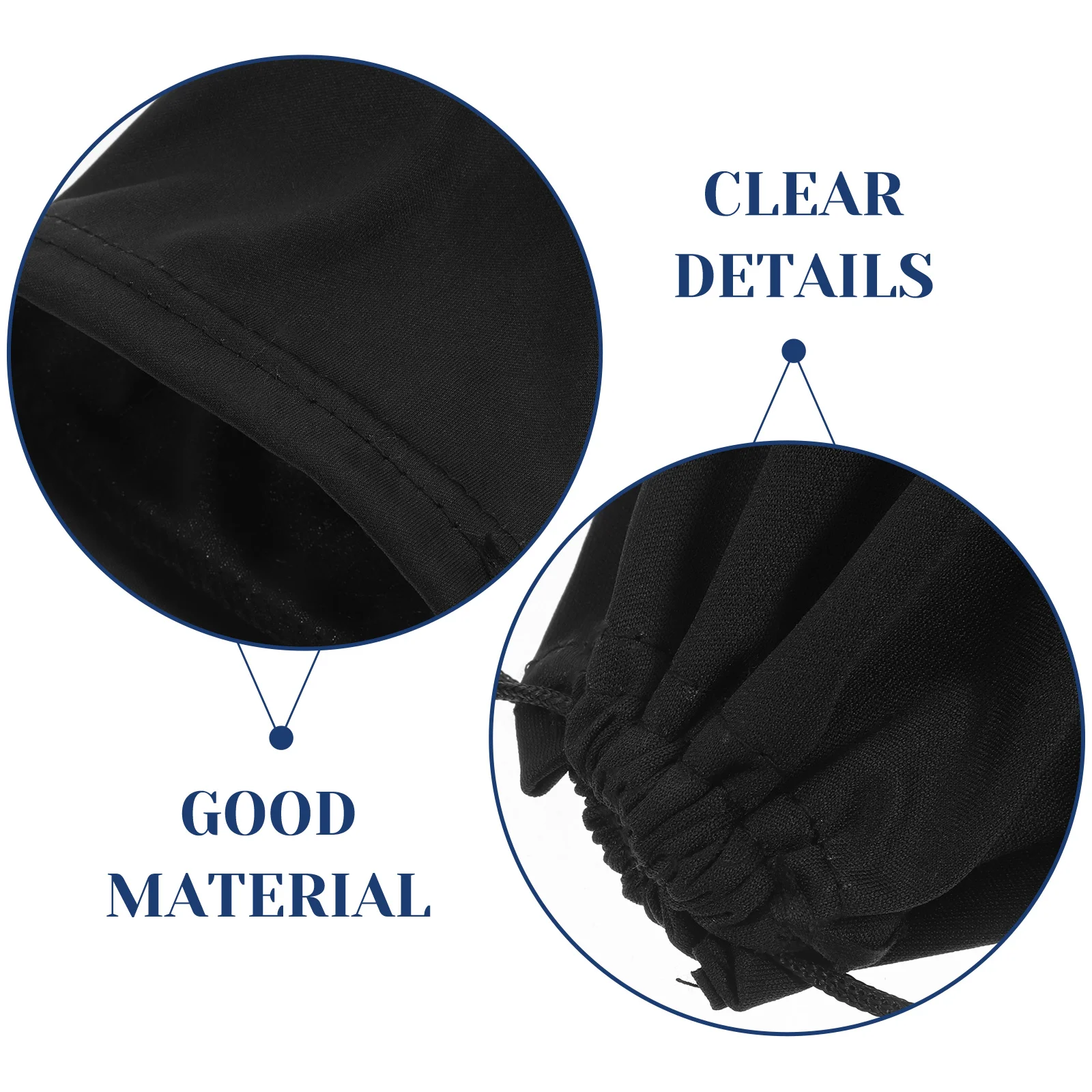 10 Pcs Goggle Carrying Pouch Ski Drawstring Pocket Mask for Men Glasses Soft Bag Flannel Child