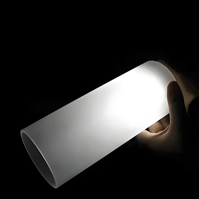 Translucent Acrylic Tube OD 3-100mm Frosted Plexiglass Hollow Tubing For LED Light Pipe Lampshade Light Aquarium Decoration