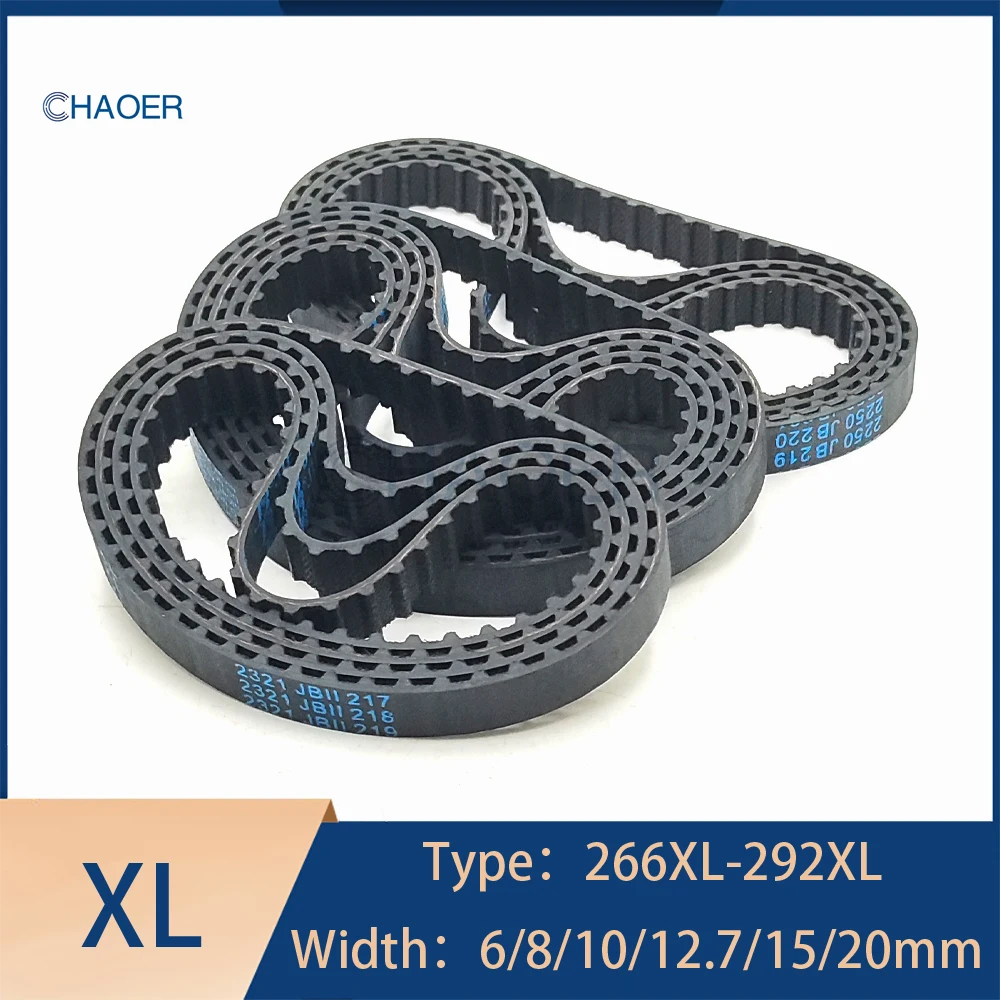 XL Closed Loop Timing Belt 266XL-292XL Width 6-20mm Rubber Synchronous Belt For CNC 3D Printer Router Spare 280XL Drive Belt