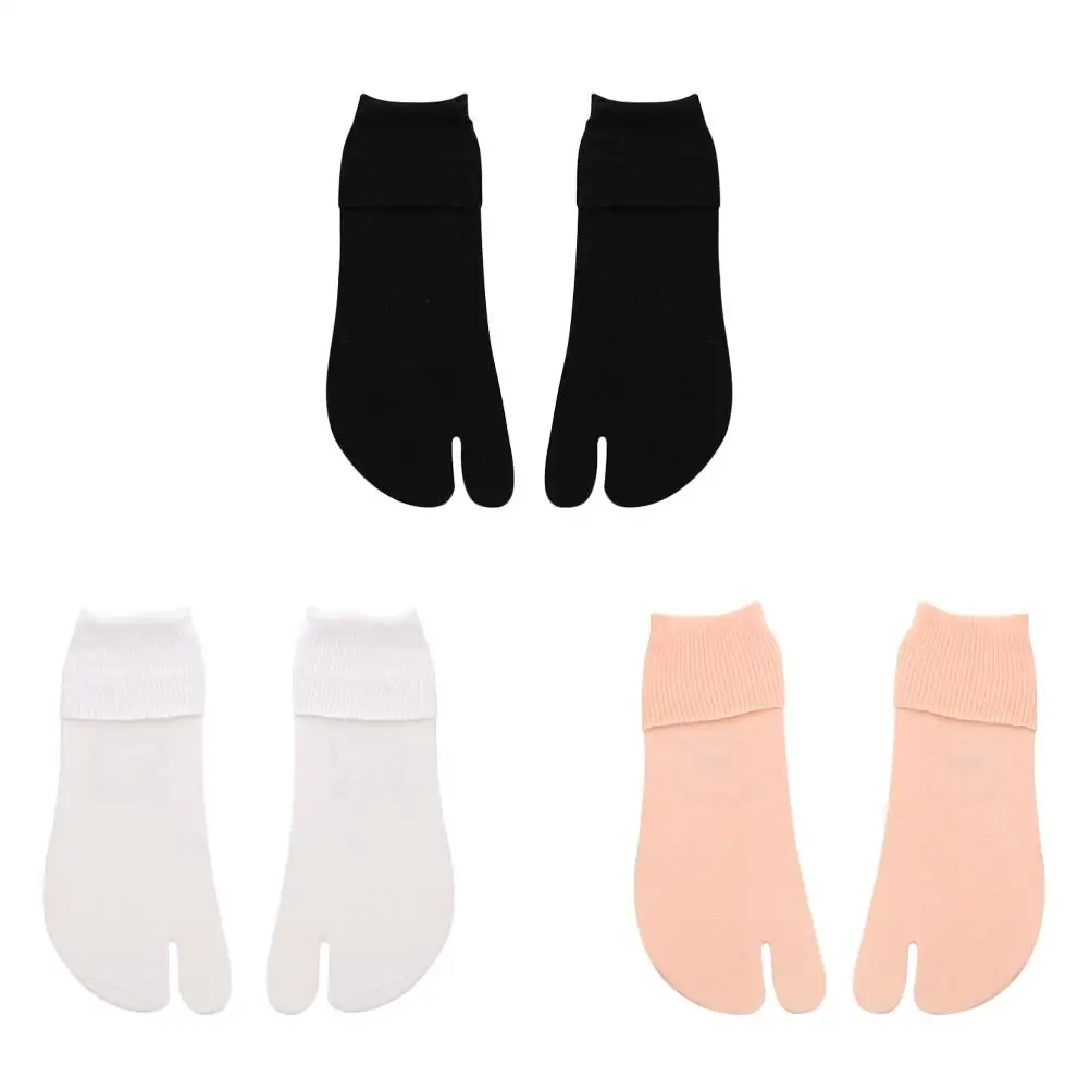 

3 Pairs Velvet Toe Separating Socks Summer Sweat Absorption Deodorization Comfortable Breathable Flop Sock Slipper Socks Women