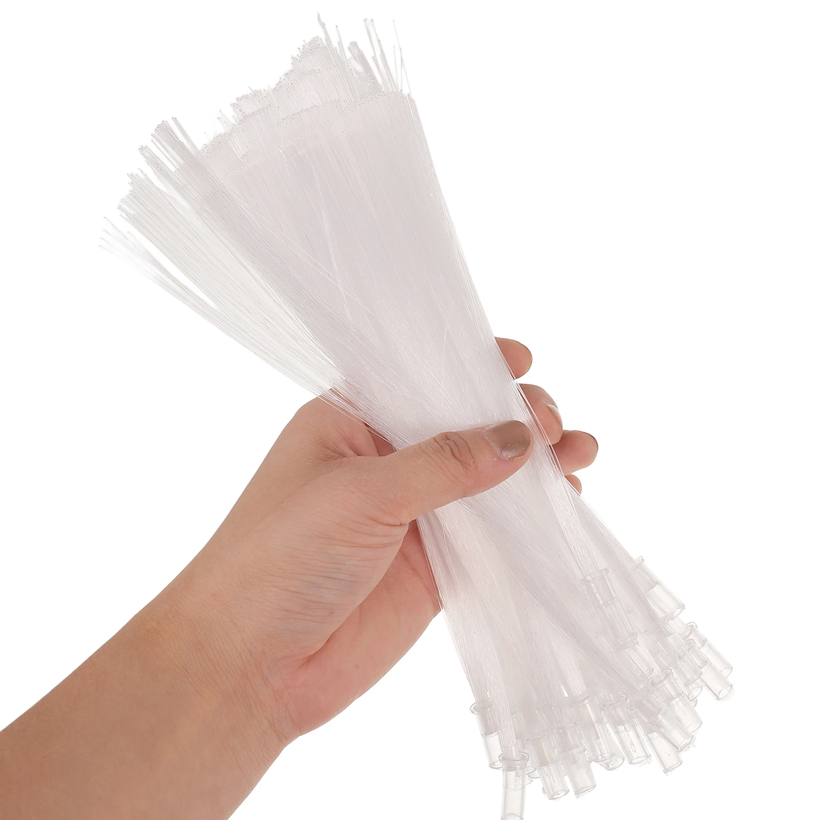 50 قطعة زينة الألياف البصرية داخلي توهج الألياف الصولجانات للحزب ديكور للطاولات لوازم الديكور احتفالية سطح المكتب ديكور المنزل #2